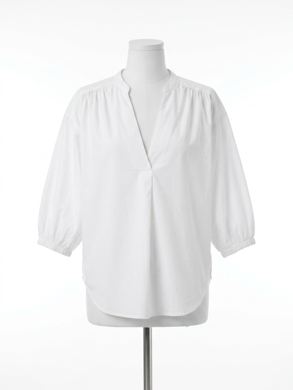 NEW NATION LTD daphna poplin pima cotton shirt in white